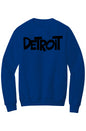 Detroit Fleece Crewneck Pocket Sweatshirt