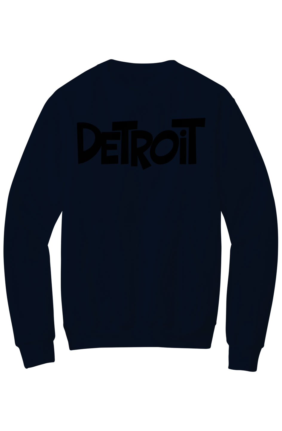 Detroit Fleece Crewneck Pocket Sweatshirt