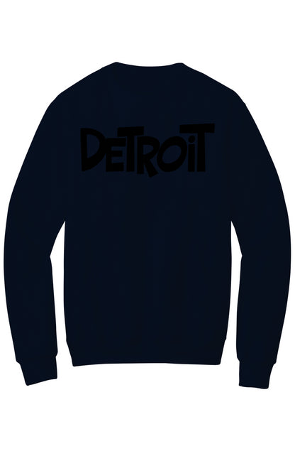 Detroit Fleece Crewneck Pocket Sweatshirt