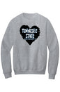TSU LOVE Fleece Crewneck with Kangaroo Pocket