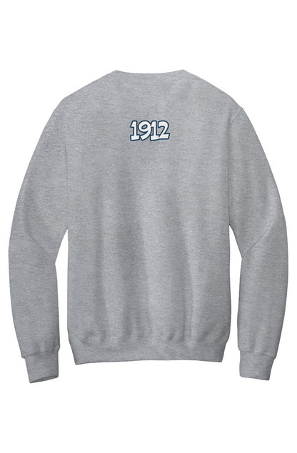 TSU LOVE Fleece Crewneck with Kangaroo Pocket