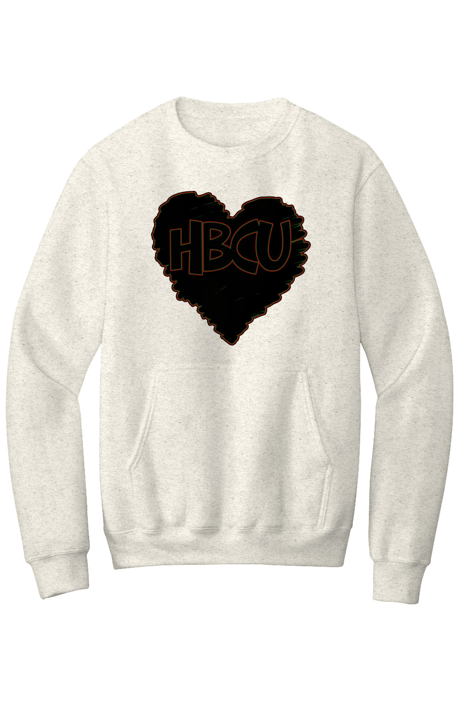 HBCU LOVE Fleece Crewneck with Kangaroo Pocket