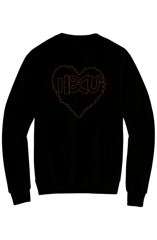 HBCU LOVE Fleece Crewneck with Kangaroo Pocket