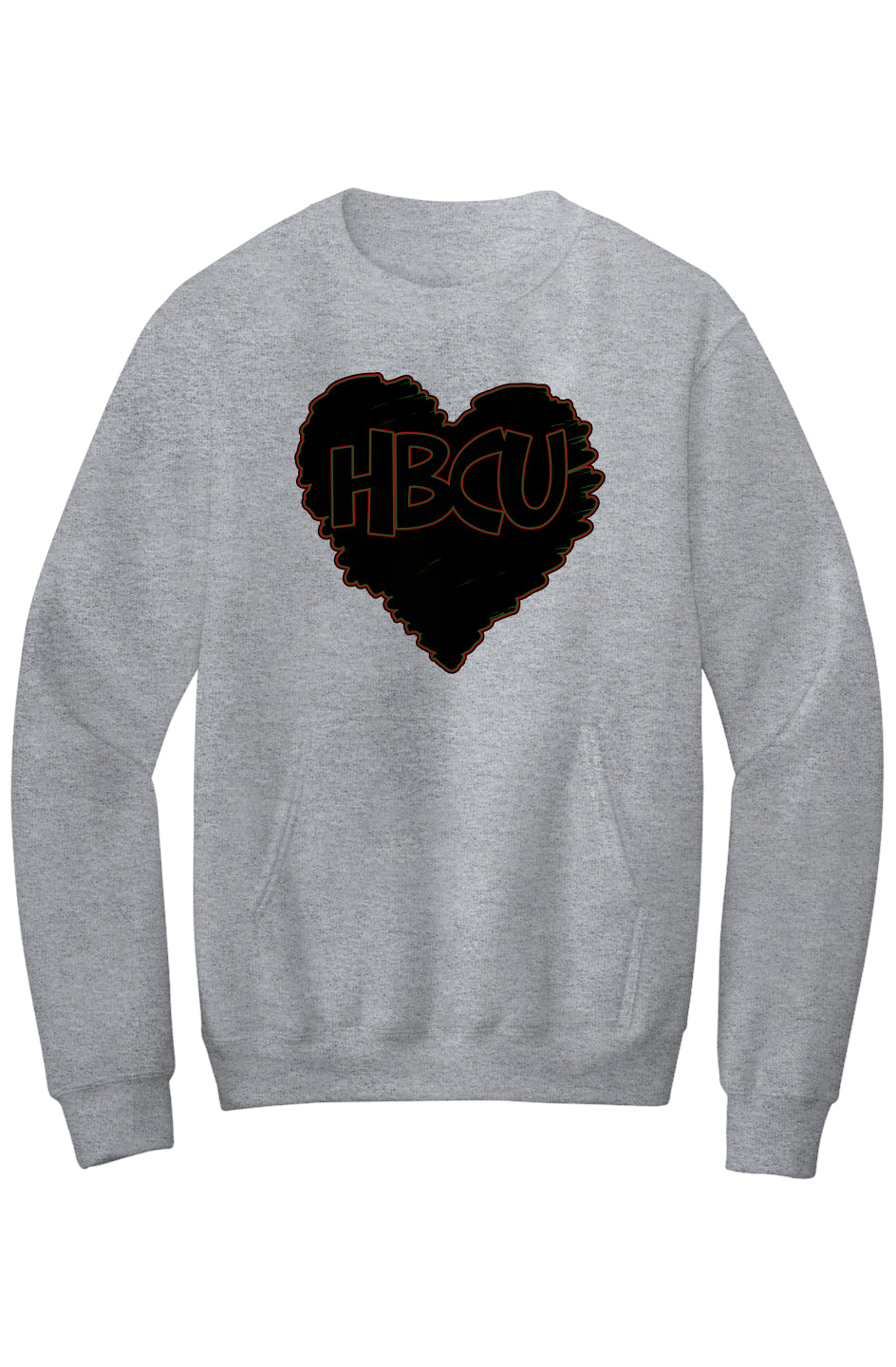 HBCU LOVE Fleece Crewneck with Kangaroo Pocket