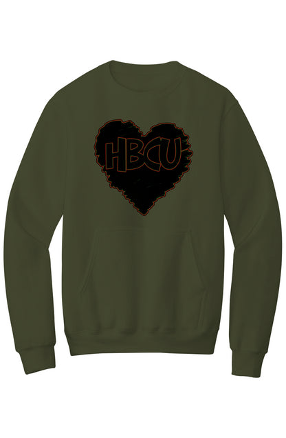 HBCU LOVE Fleece Crewneck with Kangaroo Pocket