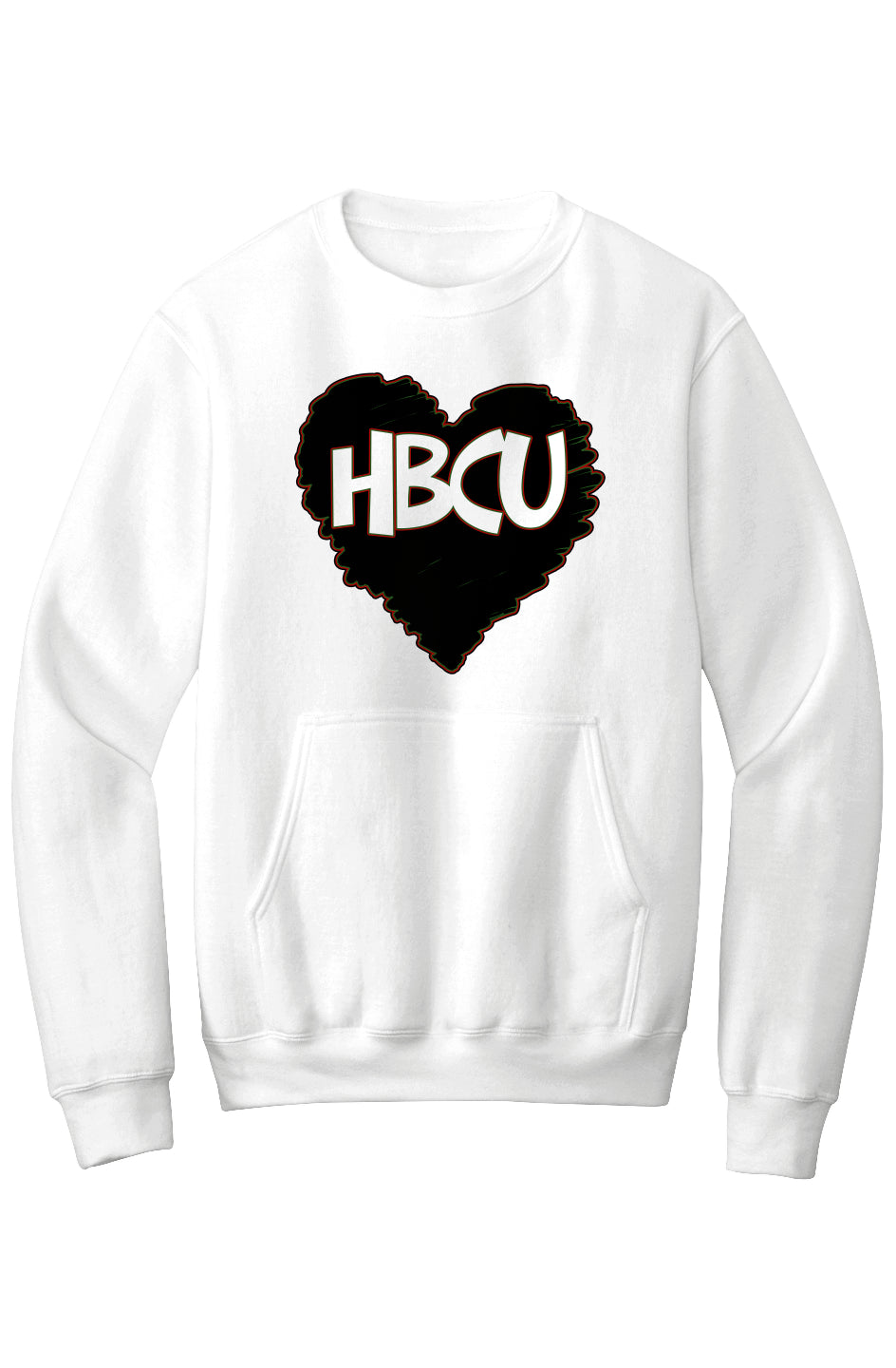 HBCU LOVE Fleece Crewneck with Kangaroo Pocket