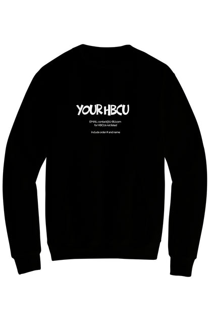 Name Your HBCU LOVE Fleece Crewneck with Kangaroo Pocket