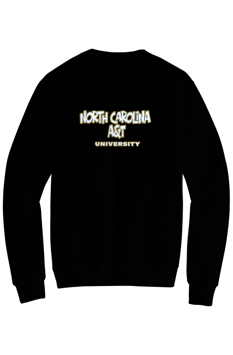 NCAT LOVE Fleece Crewneck with Kangaroo Pocket