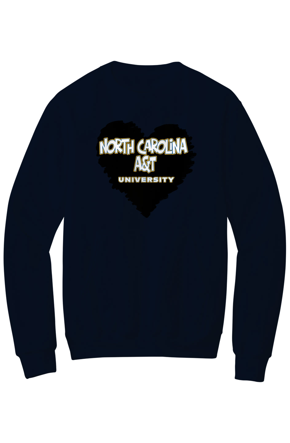 NCAT LOVE Fleece Crewneck with Kangaroo Pocket