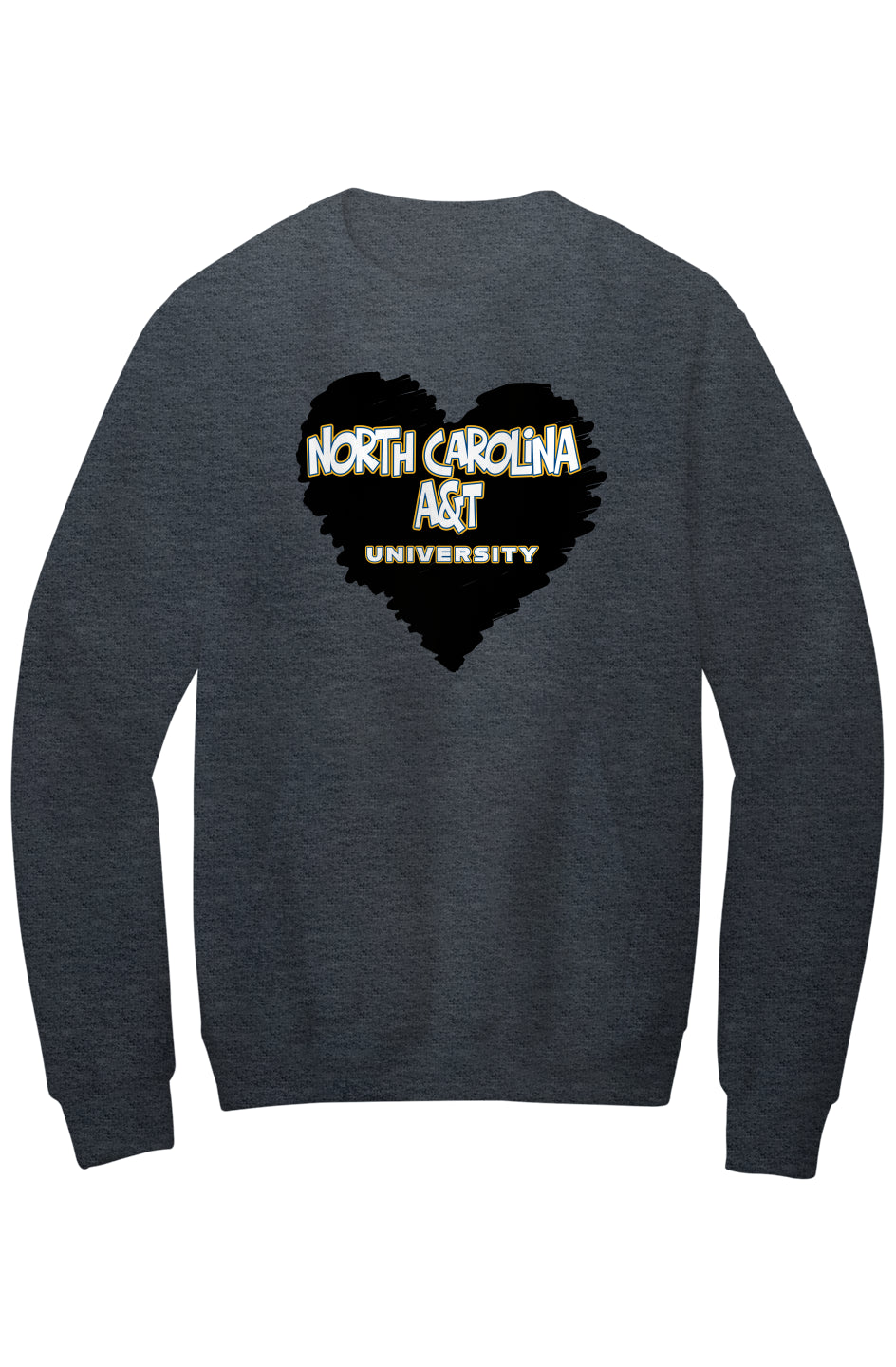 NCAT LOVE Fleece Crewneck with Kangaroo Pocket
