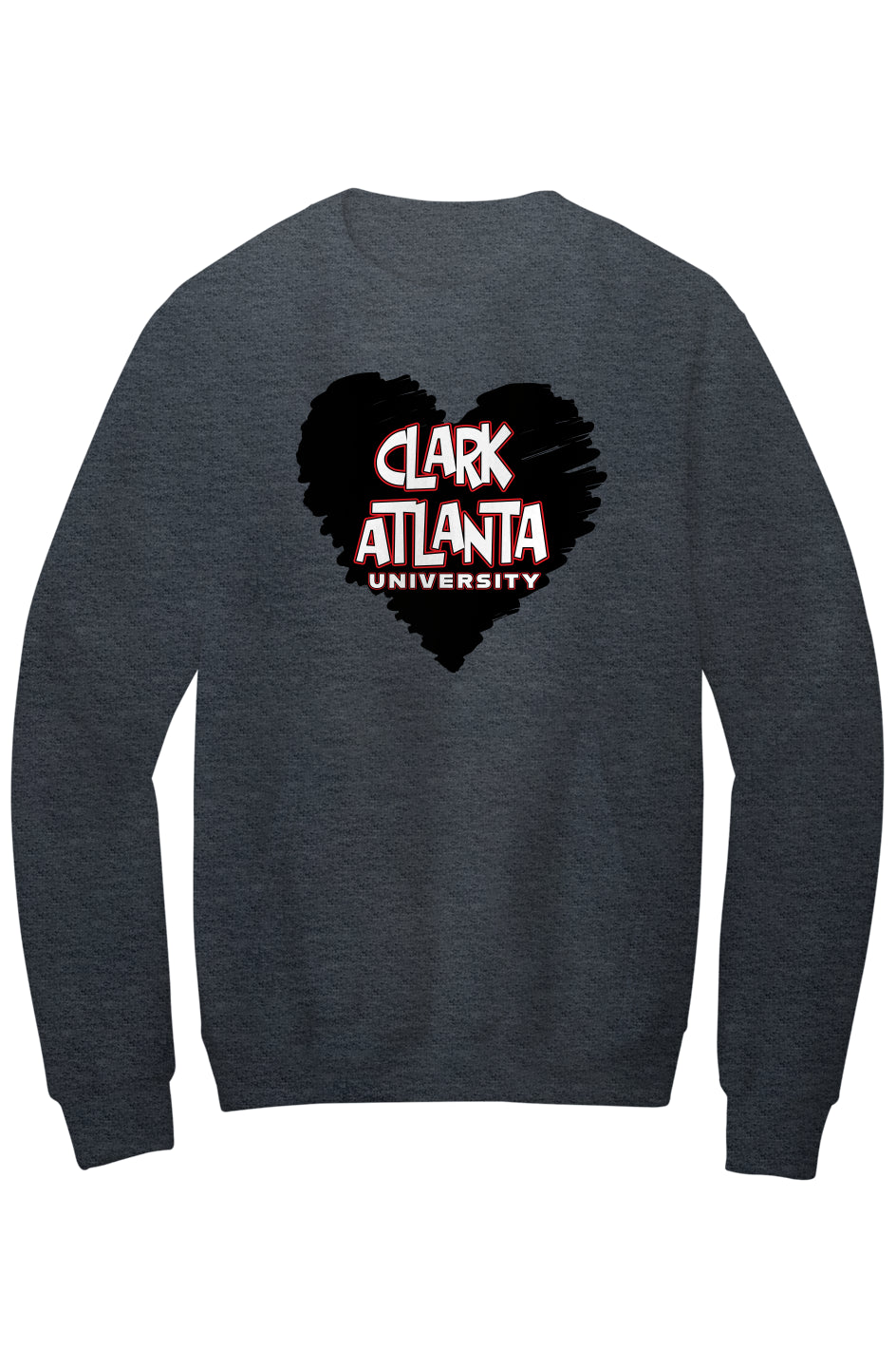 Clark Atlanta LOVE Fleece Crewneck with Kangaroo Pocket