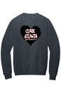 Clark Atlanta LOVE Fleece Crewneck with Kangaroo Pocket