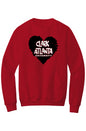 Clark Atlanta LOVE Fleece Crewneck with Kangaroo Pocket