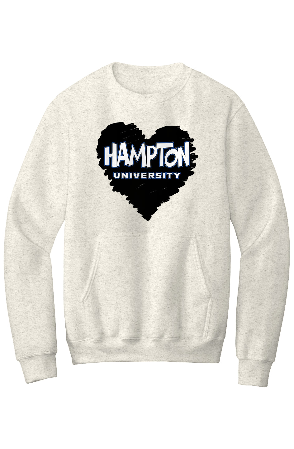 Hampton LOVE Fleece Crewneck with Kangaroo Pocket