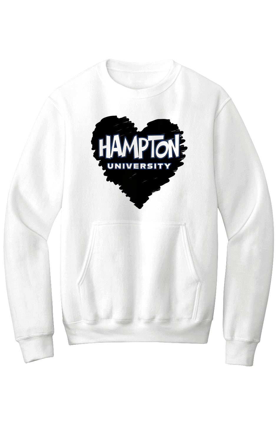 Hampton LOVE Fleece Crewneck with Kangaroo Pocket