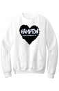 Hampton LOVE Fleece Crewneck with Kangaroo Pocket