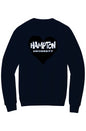 Hampton LOVE Fleece Crewneck with Kangaroo Pocket