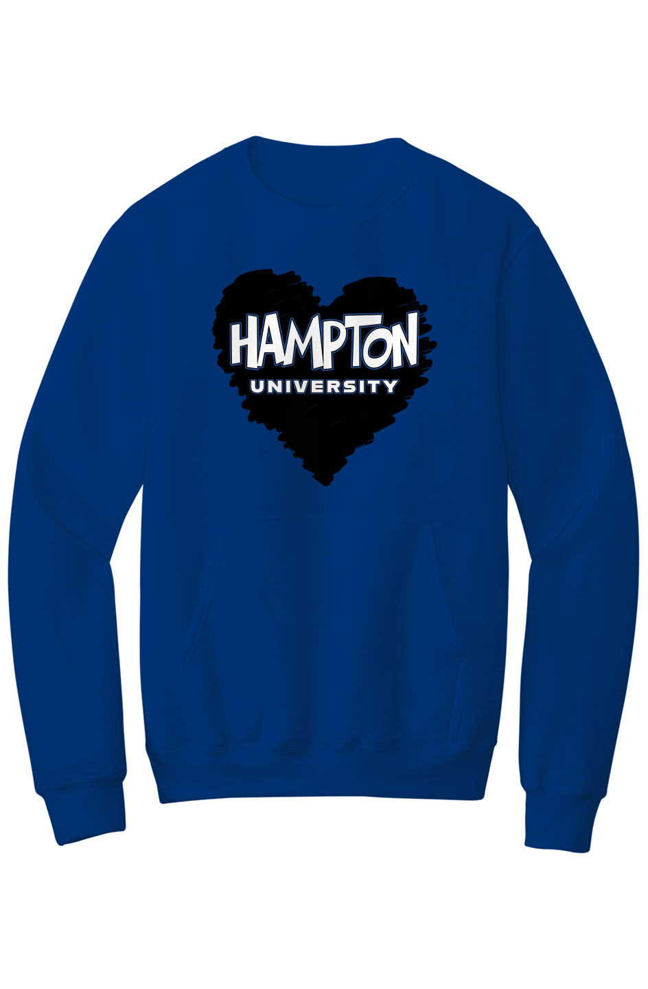 Hampton LOVE Fleece Crewneck with Kangaroo Pocket