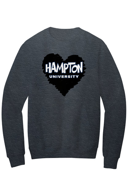 Hampton LOVE Core Fleece Crewneck with Kangaroo Po