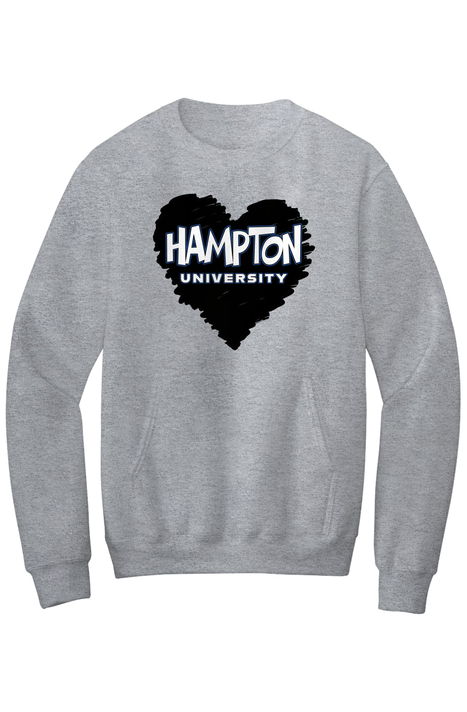 Hampton LOVE Fleece Crewneck with Kangaroo Pocket