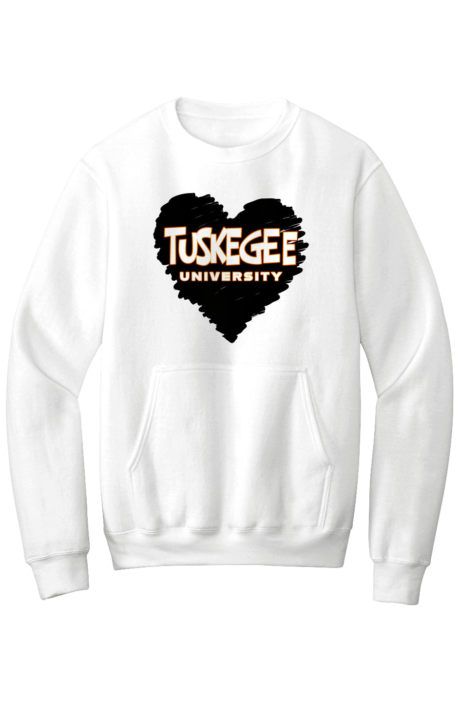 Tuskegee LOVE Fleece Crewneck with Kangaroo Pocket