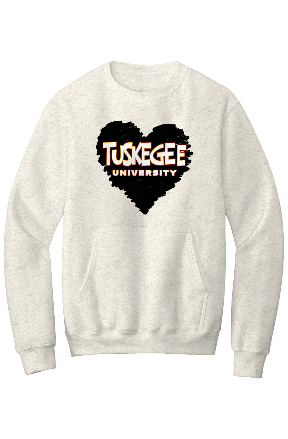 Tuskegee LOVE Fleece Crewneck with Kangaroo Pocket