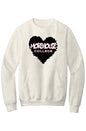 Morehouse LOVE Fleece Crewneck with Kangaroo Pocket