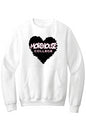 Morehouse LOVE Fleece Crewneck with Kangaroo Pocket