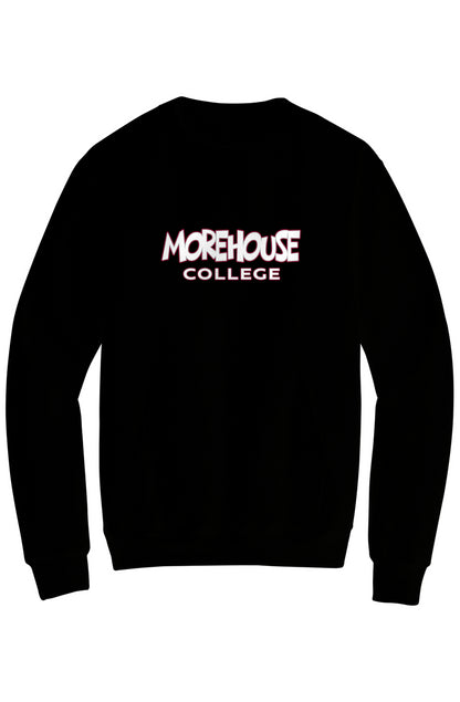 Morehouse LOVE Fleece Crewneck with Kangaroo Pocket