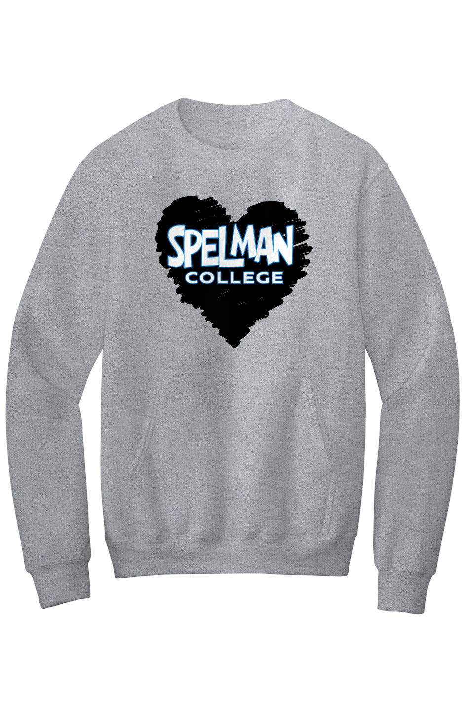 Spelman LOVE Fleece Crewneck with Kangaroo Pocket