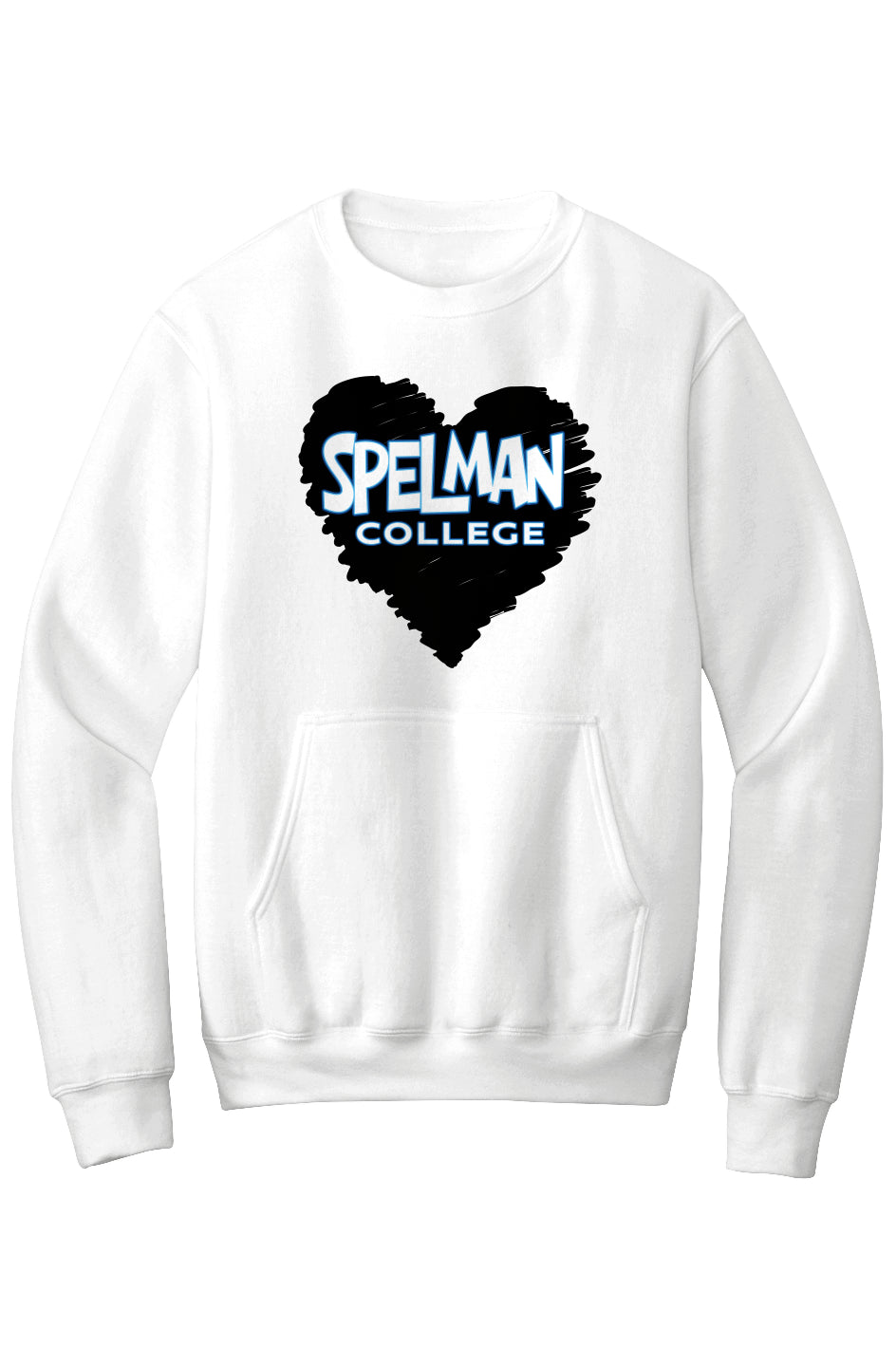 Spelman LOVE Fleece Crewneck with Kangaroo Pocket