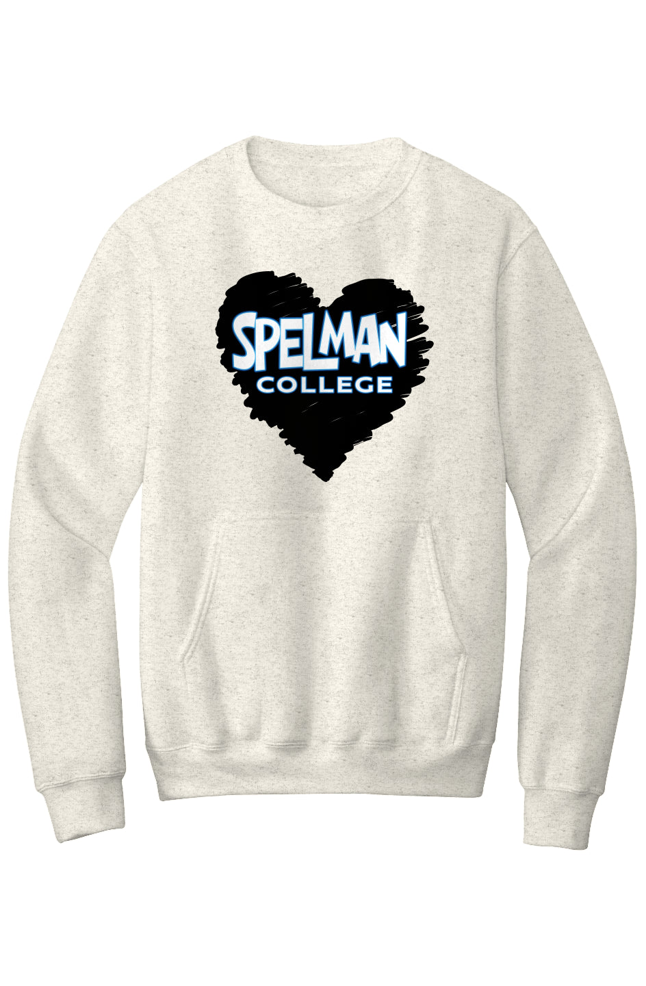 Spelman LOVE Fleece Crewneck with Kangaroo Pocket