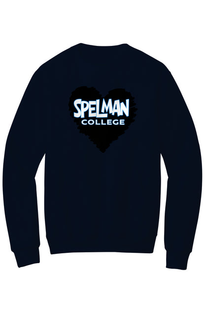 Spelman LOVE Fleece Crewneck with Kangaroo Pocket
