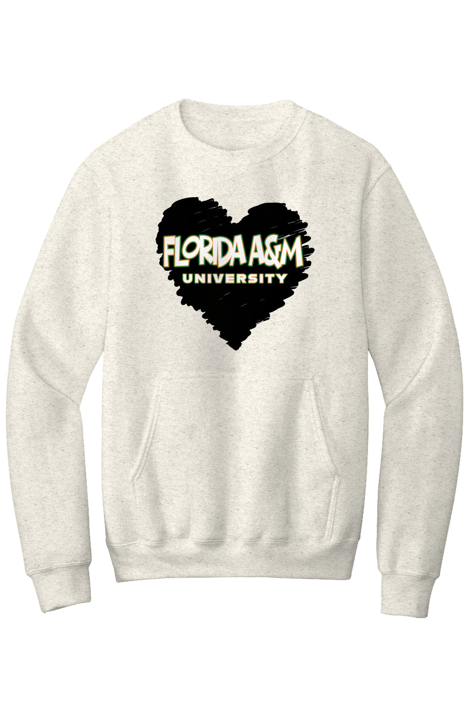 FAMU LOVE Fleece Crewneck with Kangaroo Pocket