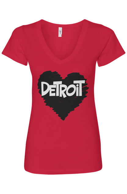 Detroit Love Women's V-Neck