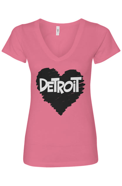 Detroit Love Women's V-Neck