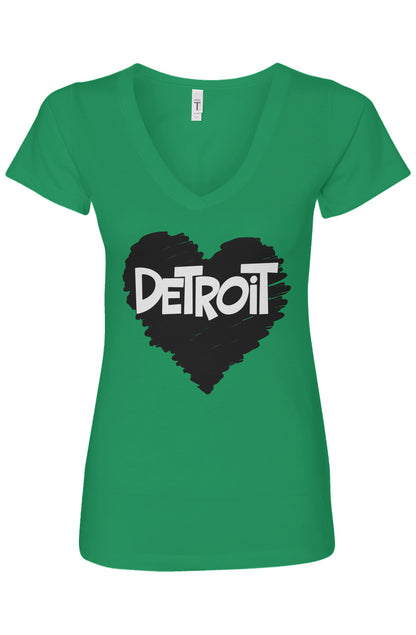 Detroit Love Women's V-Neck