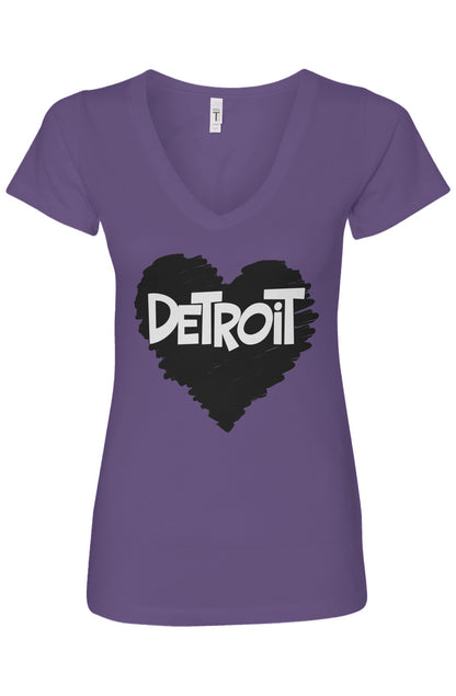 Detroit Love Women's V-Neck