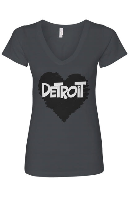Detroit Love Women's V-Neck