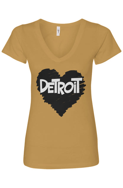 Detroit Love Women's V-Neck