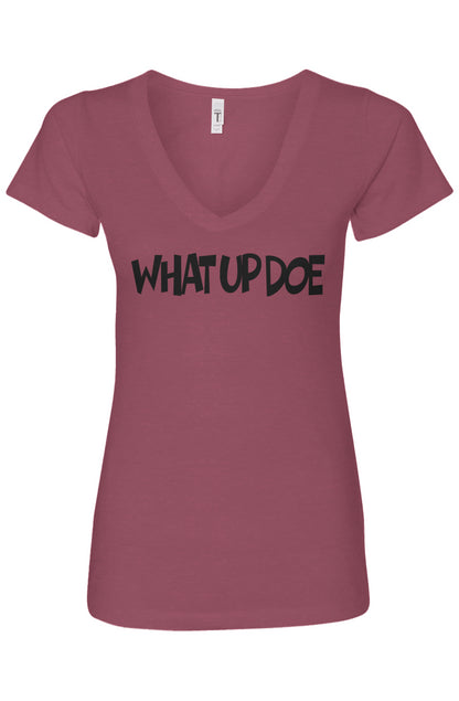 What Up Doe Women's V-Neck