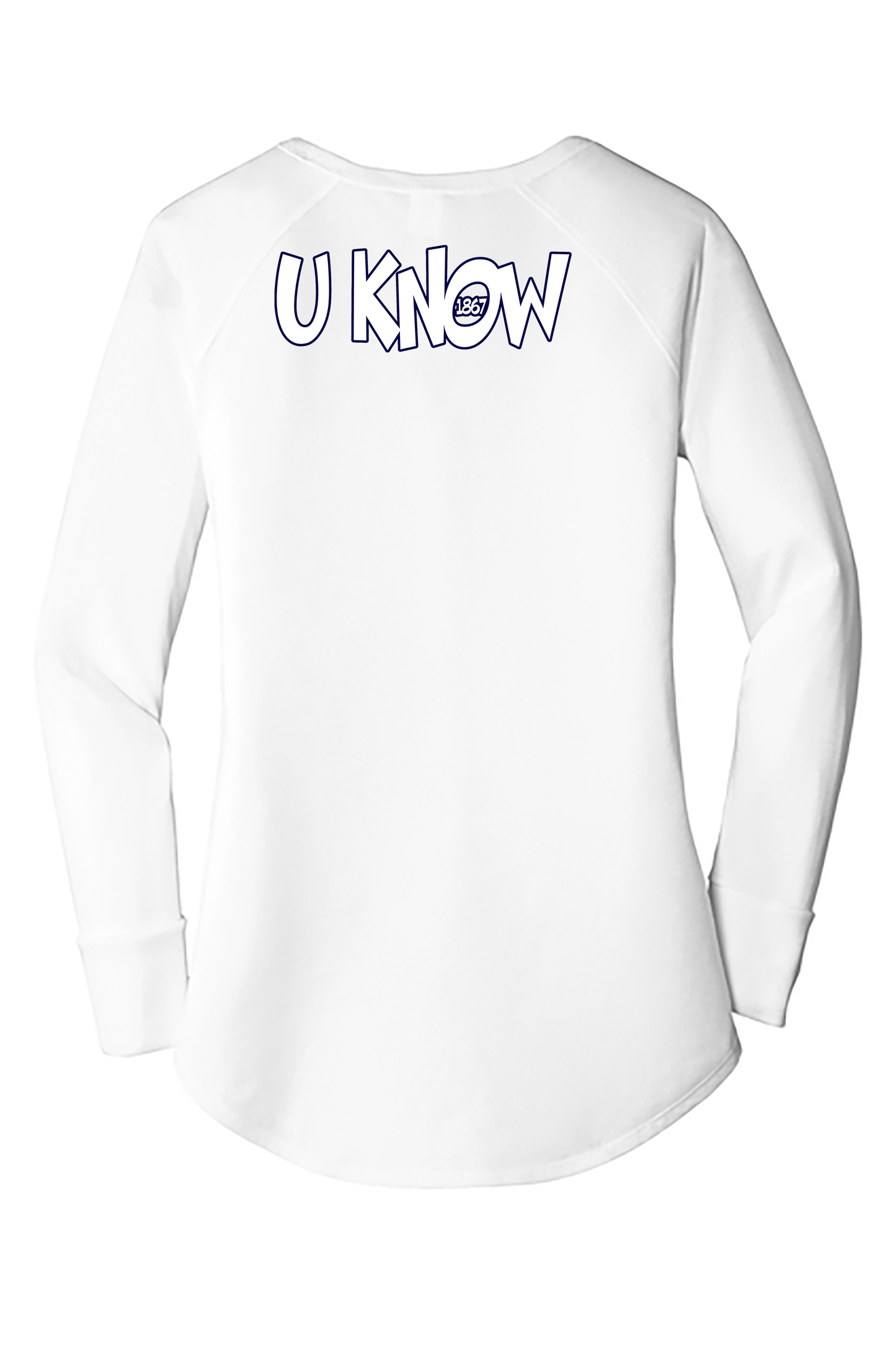 Howard U Know Lightweight Long Sleeve Curve Hem