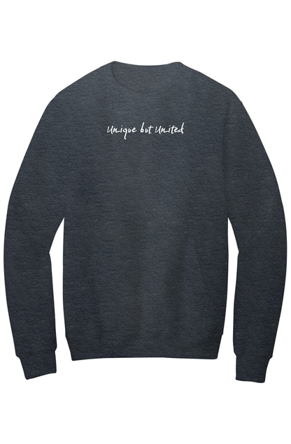 Unique But United Fleece Crewneck with Pocket Sweatshirt