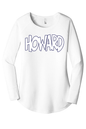 Howard U Know Lightweight Long Sleeve Curve Hem
