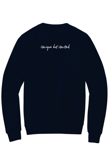 Unique But United Fleece Crewneck with Pocket Sweatshirt