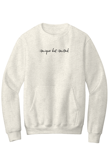 Unique But United Fleece Crewneck with Pocket Sweatshirt