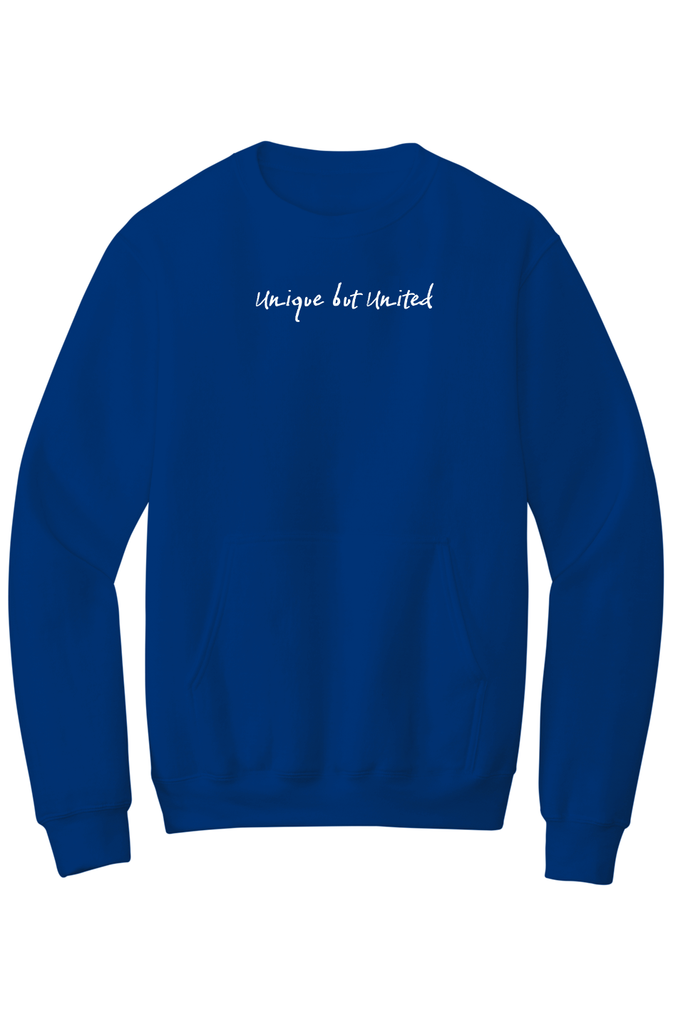 Unique But United Fleece Crewneck with Pocket Sweatshirt