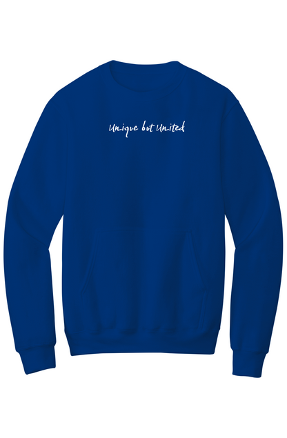 Unique But United Fleece Crewneck with Pocket Sweatshirt
