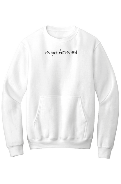 Unique But United Fleece Crewneck with Pocket Sweatshirt