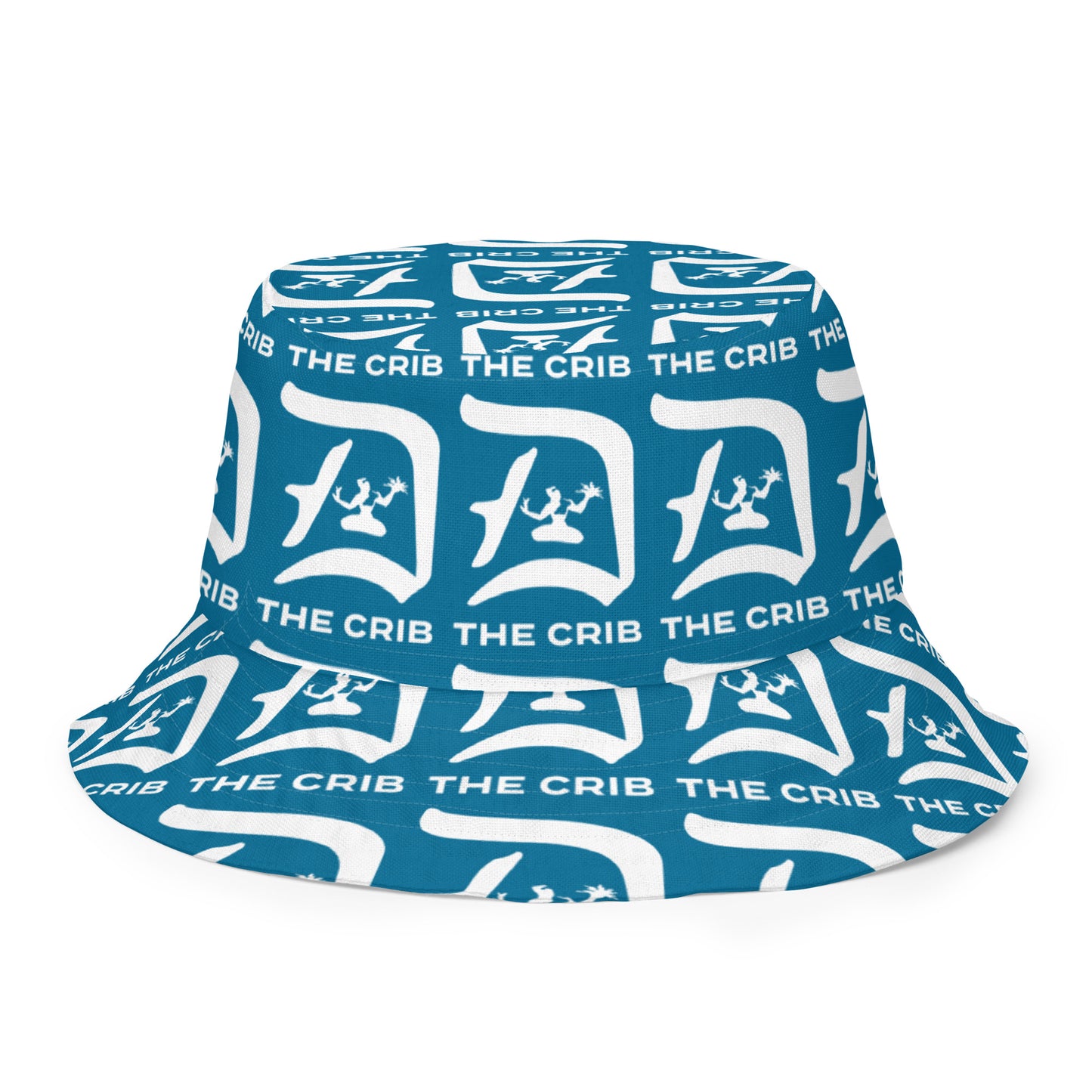 The Crib Lions Reversible Bucket Hat - Lions' Blue